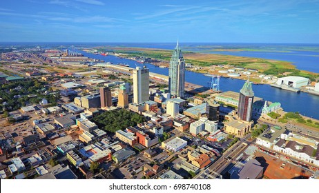 Aerial Photo Of Mobile, Alabama