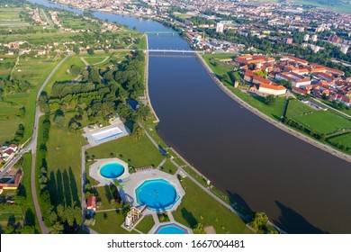 Aerial Photo Of Osijek City, Croatia