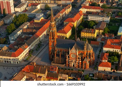 Aerial Photo Of Osijek City, Croatia