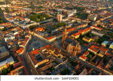 Aerial Photo Of Osijek City, Croatia