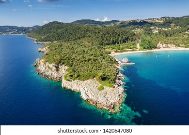 Aerial Photo Of Paliouri Halkidiki, Chrousou Beach