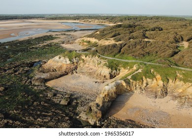Photo aérienne de la Pointe du Payré, Talmont-Saint-Hilaire, département de la Vendée, Pays de la Loire, France, Europe