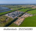 Aerial photo of Kassø Power-to-X plant, Hjolderup, Denmark