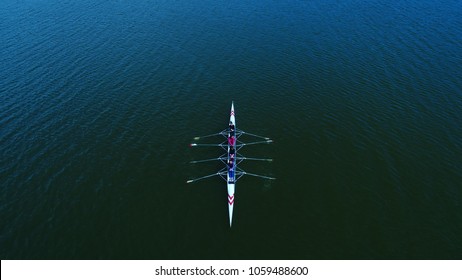 Aerial Photo Rower Team On 01 April, 2018 In Ankara