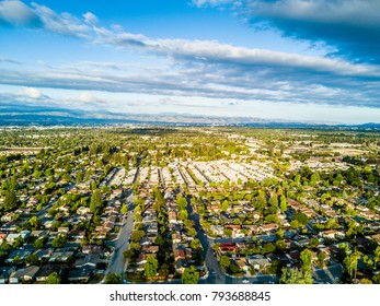 Aerial Photo Of The Silicon Valley In California