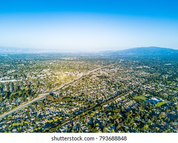 Aerial Photo Of The Silicon Valley In California