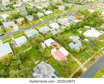 Aerial Photo Of Single Family Homes In Daytona Beach FL