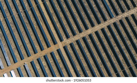 Aerial Photo Of The Solar Farm In Merredin, Western Australia