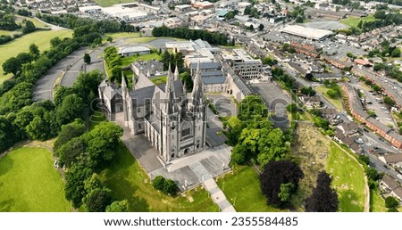 Aerial photo of St. Catherine's College Armagh City County Armagh Northern Ireland
