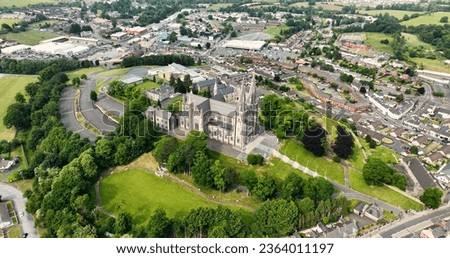 Aerial photo of St. Catherine's College Armagh City County Armagh Northern Ireland