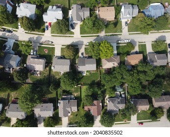 Aerial Photo Of Suburban Subdivision