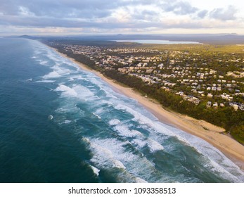 Aerial Photo Sunshine Beach Noosa National Stock Photo 1093358513 ...