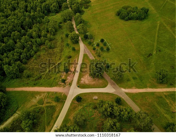 Aerial Photo Sutton Coldfield Park Birmingham Stock Photo (Edit Now