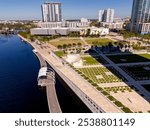 Aerial photo Tampa waterfront park 2024