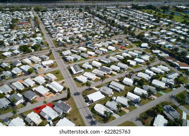 Aerial Photo Of A Trailer Park In Florida