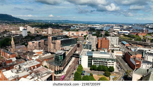 Aerial Photo Of Ulster University Belfast Cityscape Northern Ireland