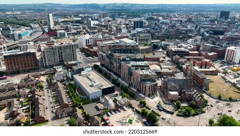 Aerial Photo Of Ulster University Belfast Cityscape Northern Ireland 09-09-22