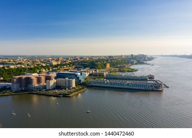 Aerial Photo Weehawken Waterfront New Jersey Stock Photo 1440472460 ...