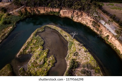 Aerial Photo Of Werribee River 