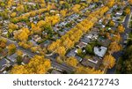 Aerial photo of  Willow Glen neighborhood a suburb of San Jose, CA
