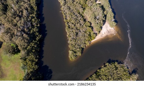 Aerial Photo Of Woronora River. South Sydney, NSW, Australia