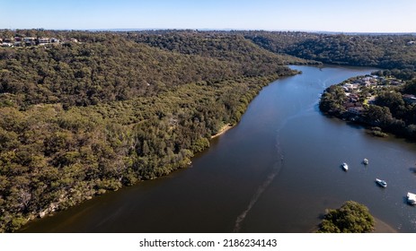 Aerial Photo Of Woronora River. South Sydney, NSW, Australia