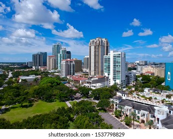 Aerial Photograph Of Downtown St. Petersburg, Fl