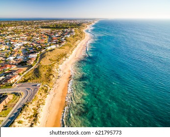 Aerial photograph of Halls Head, Mandurah, south of Perth, Western Australia, Australia.