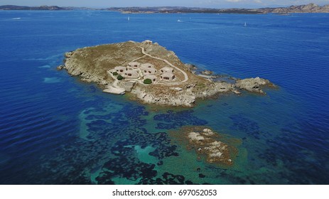 Aerial Photograph Isola Dei Cappucini Abandoned Stock Photo (Edit Now ...