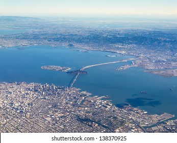 Aerial Photograph of San Francisco and The Bay Area