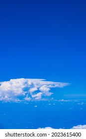 Aerial Photography Anvil Cloud And Blue Sky