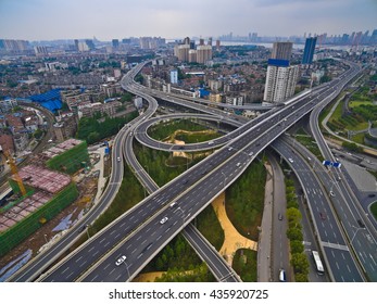 Aerial Photography Birdeye View City Viaduct Stock Photo 435920725 ...