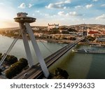 Aerial photography of Bratislava, Slovakia