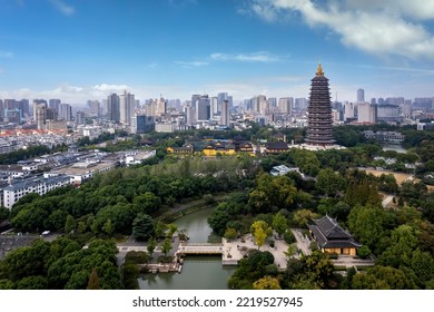 Aerial Photography Of Changzhou Chinese Garden Landscape