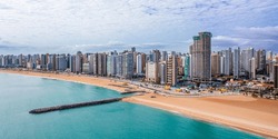 Aerial Photography Of The City Of Fortaleza In The State Of Ceara In Brazil - Praia De Iracema