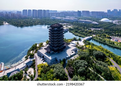 Aerial Photography City Park Lake