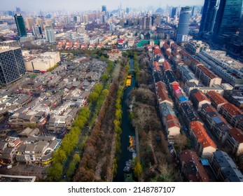 Aerial Photography Of Jinan Moat City Landscape