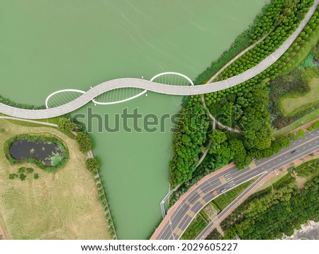 Similar – Image, Stock Photo bridge Environment Water