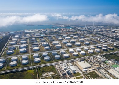  Aerial Photography Oil Depot And Tank Farm 