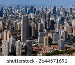 Aerial photography of urban architectural scenery of Xintiandi Huaihai Road Shanghai China