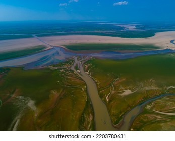 Aerial Photography Of Wetlands And Rivers