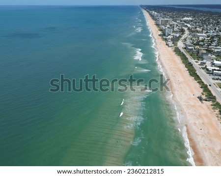 Aerial photos of Daytona Beach, FL in late summer.