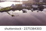 Aerial photos from Edisto beach South Carolina