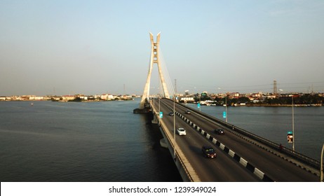 Aerial Photos Of Lagos- Ikoyi Link Bridge, Lagos City, Nigeria