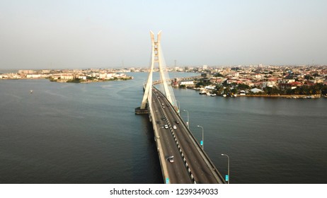 Aerial Photos Of Lagos- Ikoyi Link Bridge, Lagos City, Nigeria