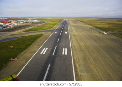 Aerial Photos Of Landing Strip Of The Airport