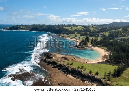 Aerial photos of Norfolk Island taken by drone