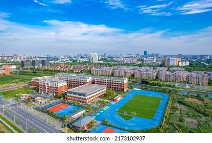 Aerial Photos Of Songjiang University Town, Shanghai, China