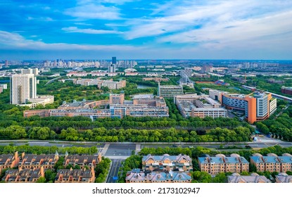 Aerial Photos Of Songjiang University Town, Shanghai, China