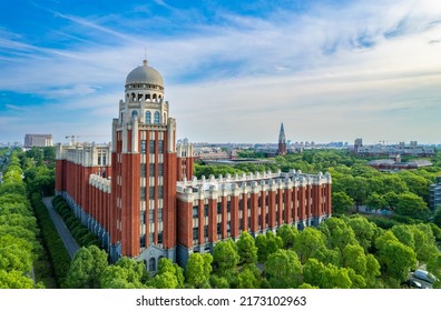 Aerial Photos Of Songjiang University Town, Shanghai, China